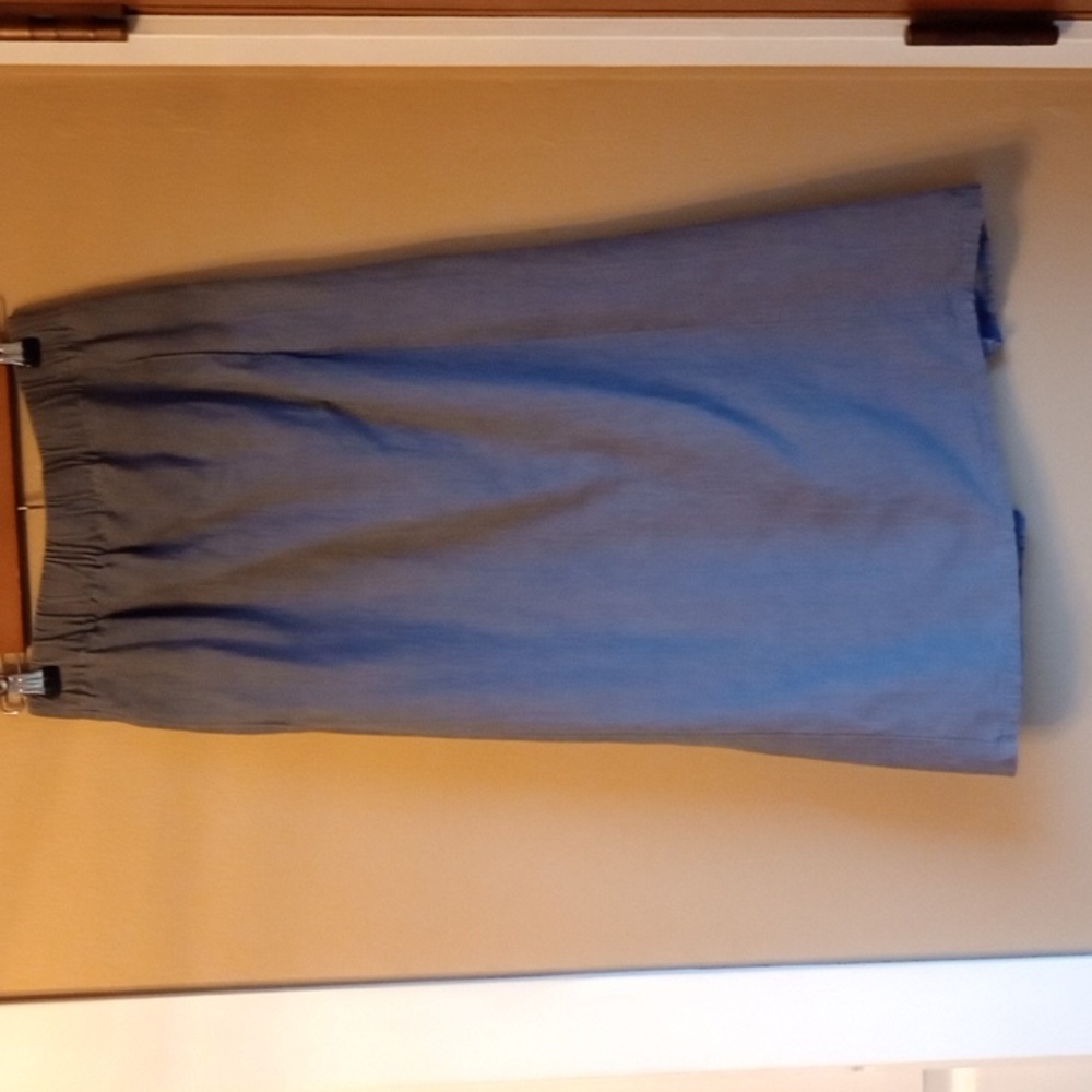Gusta made in Israel Linen Straight Maxi Pencil Skirt Breathable Sustainable
